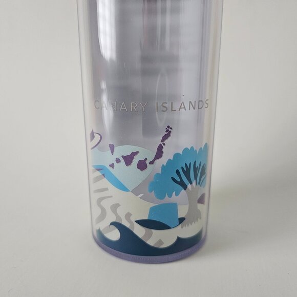 NEW STARBUCKS You Are Here Canary Islands Double Wall Tumbler w/SKU 16floz/473ml - Picture 5 of 7